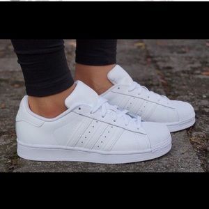 Adidas Superstar Original All White Brand New NWT